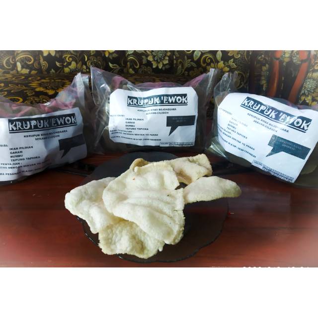 

krupuk ewok, krupuk ikan khas Bojonegara serang- banten isi 80 pcs