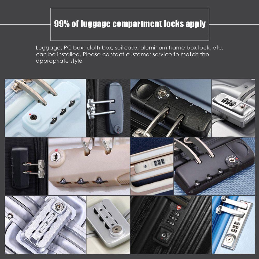 TOP Tsa Customs Lock Hardware Weatherproof Protection Security Kunci Kombinasi 3digi