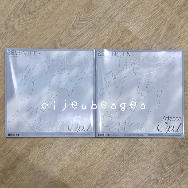 [ALBUM ONLY] SEVENTEEN - ATTACCA Op.1 Vocal team & Performance team