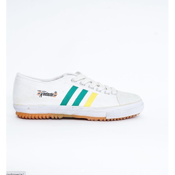 Sepatu Kodachi 8175 Putih Hijau Hijau Kuning / Brazil Sneakers Pria Wanita Unisex Original Limited