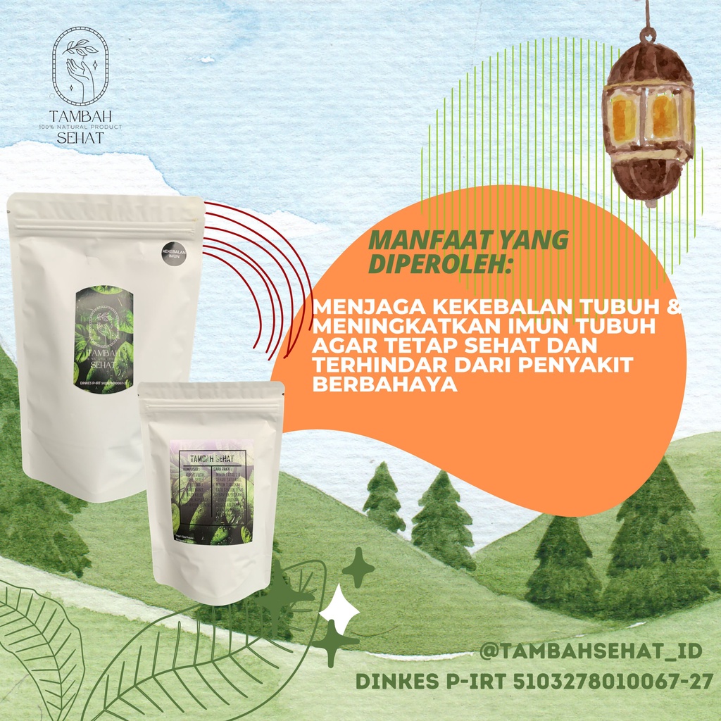 

Minuman Herbal Instant Imun Tubuh Tinggi by Tambah Sehat 70gr.
