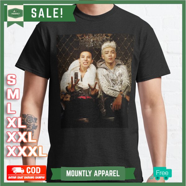 Kaos Baju BigBang GD&TOP Kpop Big Bang Top G Dragon T-Shirt Premium