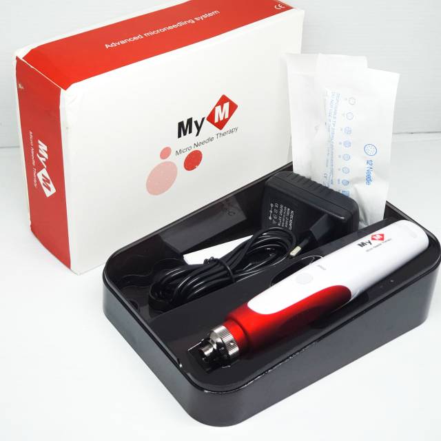 Mesin MYM Electric Dermapen Jarum Nano Needles Facial Penghilang Bopeng