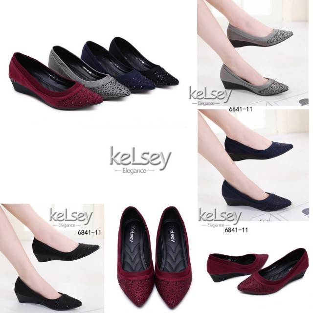 SEPATU KELSEY ELAINE WEDGES 6841-11
