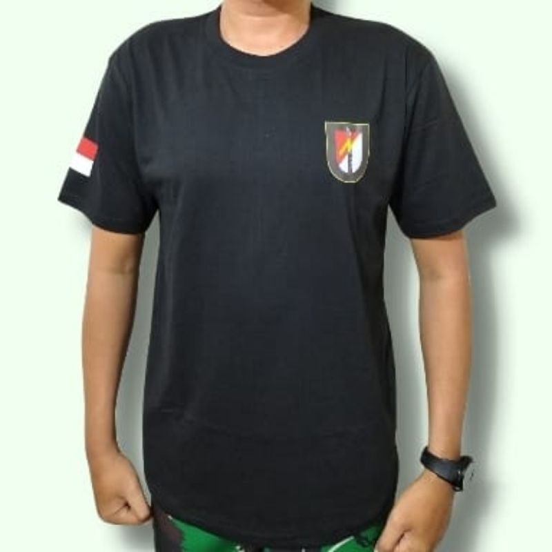 KAOS TNI AD RAIDER//KAOS TNI AD//KAOS RAIDER//KAOS LENGAN PENDEK COMBED 30S