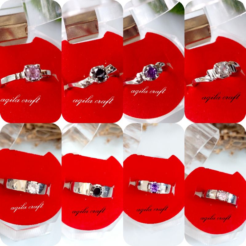 CINCIN MONEL MATA NO 5 ANTI KARAT TIDAK BERUBAH WARNA KEKINIAN