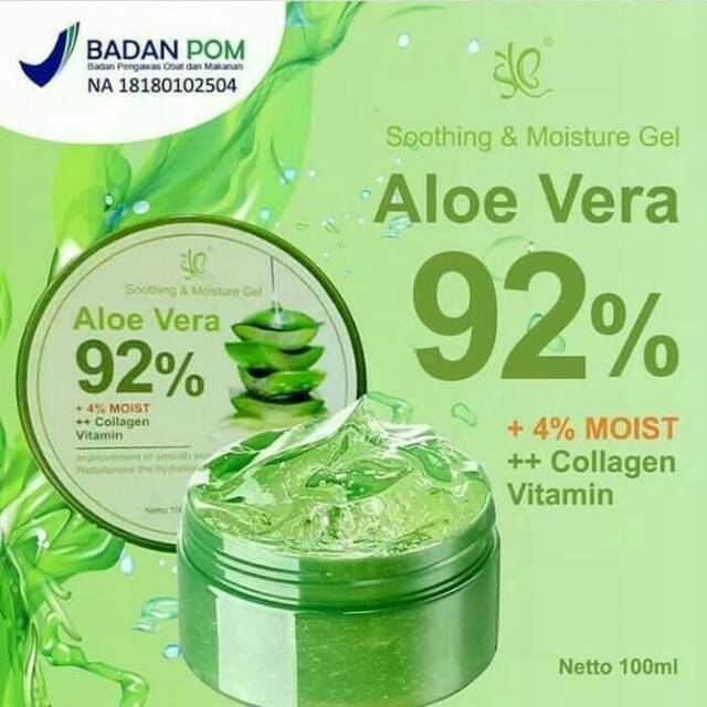 ALOE VERA 92% SOOTING &amp; MOISTURE BY SYB + COLLAGEN VITAMIN