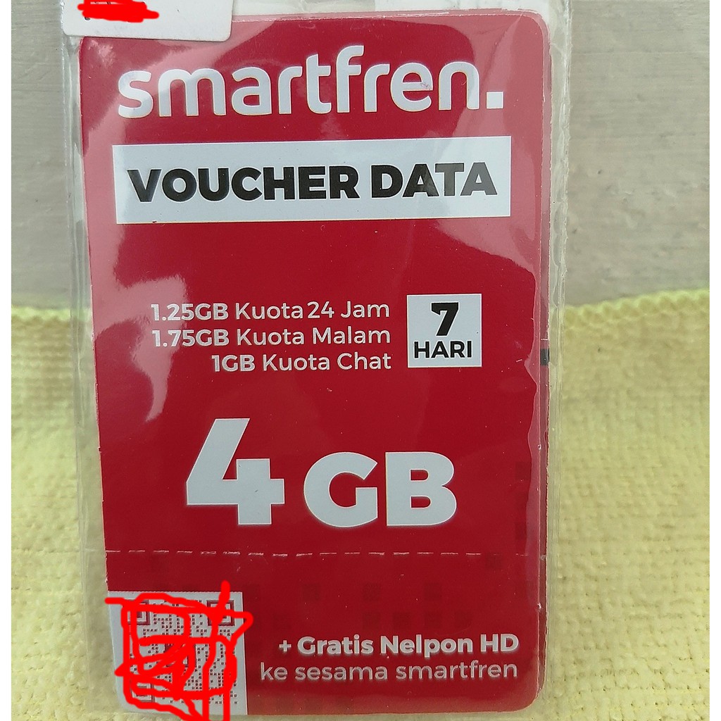 VOUCHER SMARTFREN 4GB