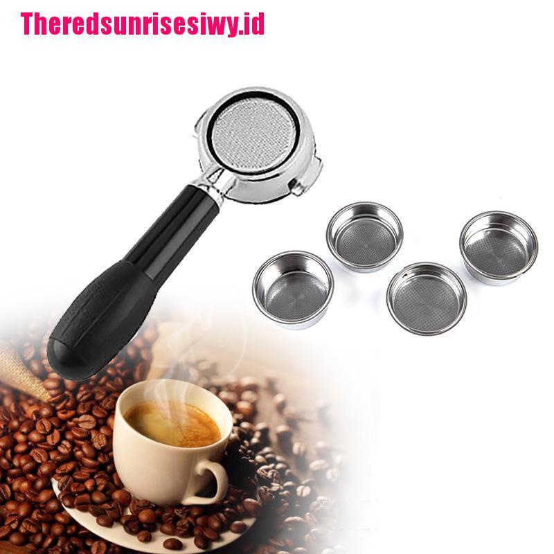 Cangkir Saringan Mesin Kopi Bahan Stainless Steel Ukuran 51mm