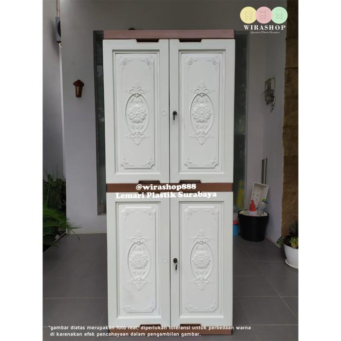 Lemari Plastik Club Jumbo Kunci Tanpa Kaca