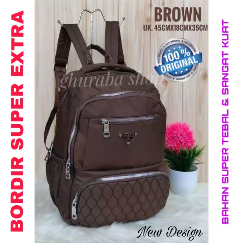 Original Tas ransel Wanita Chibao laptop JUMBO Import High Quality Super Best Seller Terbaru