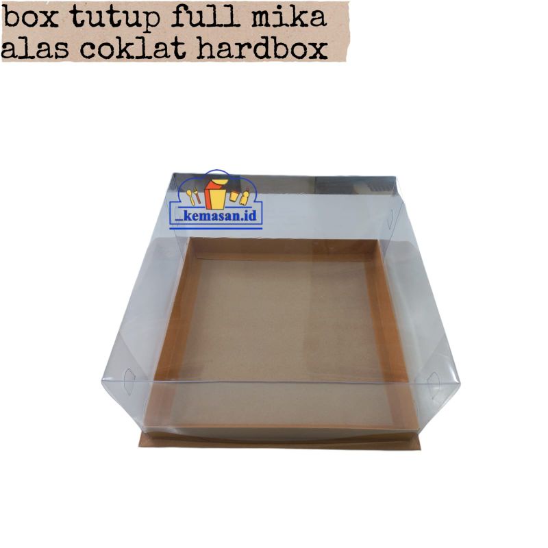 

BOX TUTUP FULL MIKA ALAS COKLAT HARDBOX 25X25X12CM-F