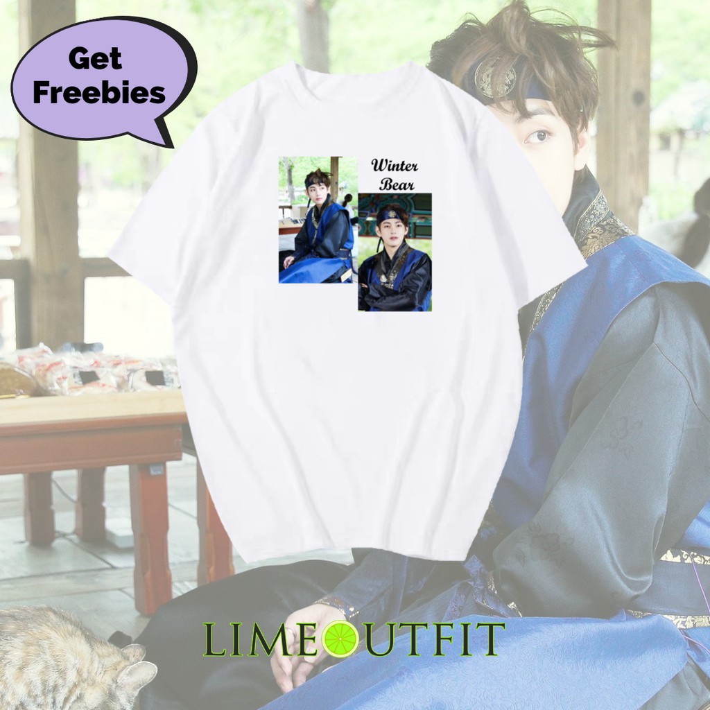 RUN BTS WINTER BEAR KIM TAEHYUNG - BAJU KAOS BTS/TUMBLR TEE