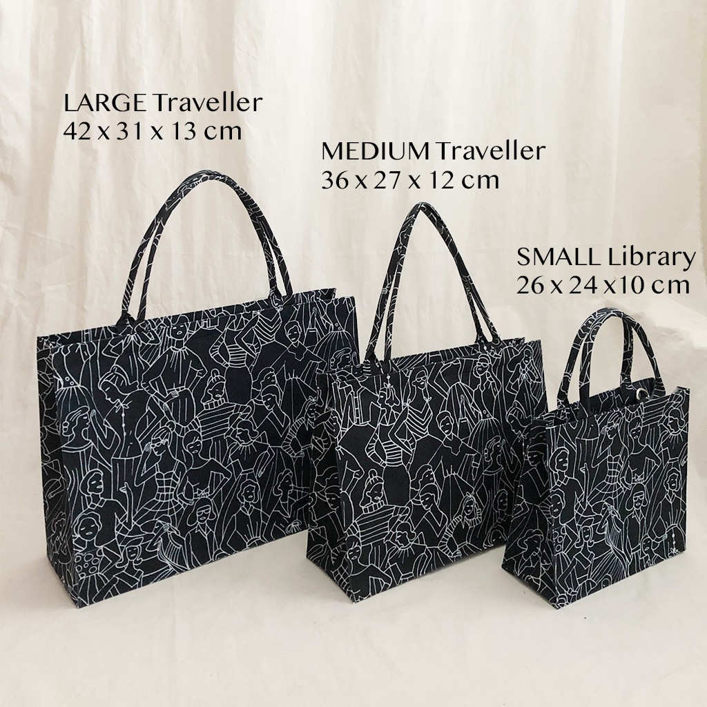 Tas Tote Traveller LARGE - Noir