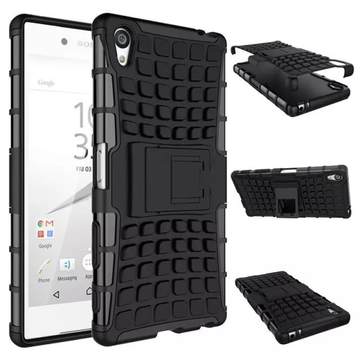 Aksesoris Hape-RUGGED ARMOR Sony xperia Z5 Z5+ plus premium dual case casing cover hp