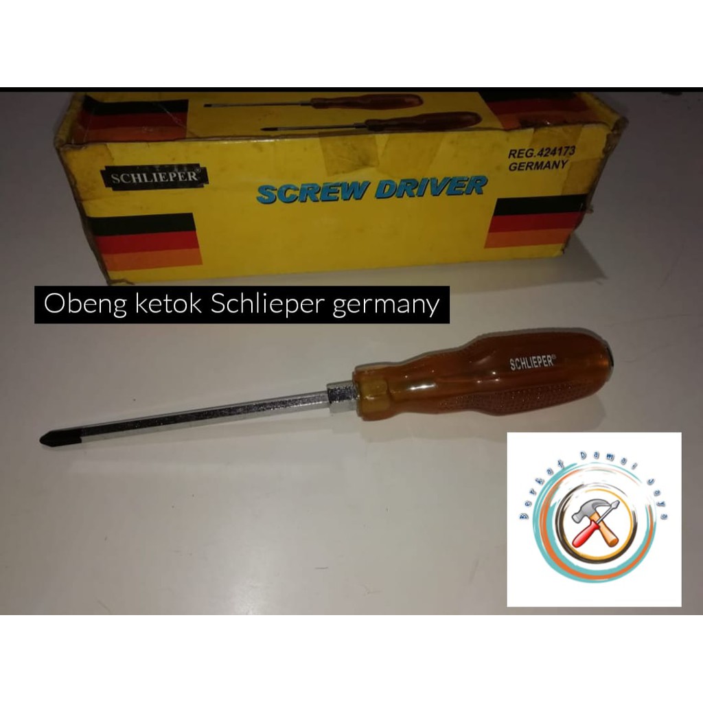 obeng ketok (+) schlieper ukuran 6" HIGH QUALITY
