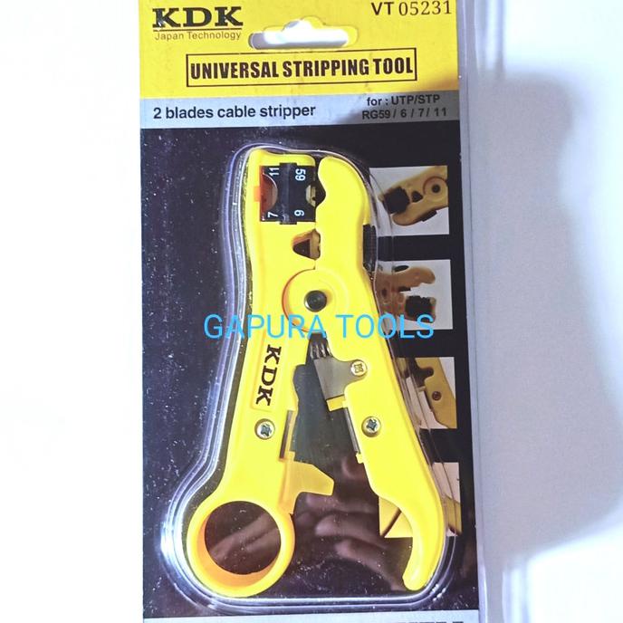 ALAT KUPAS KABEL 2 BLADES CABLE STRIPPER TANG KUPAS KABEL UTP/STP.