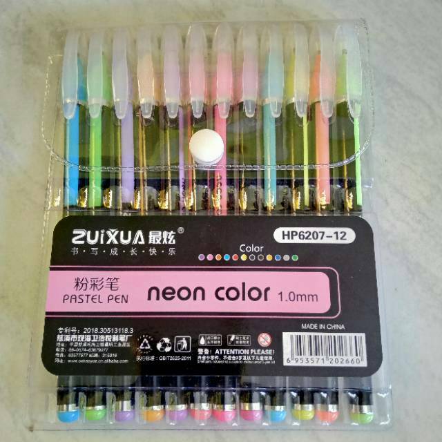 

Pen warna warni glitter / pen pastel / pen hightlitter murah