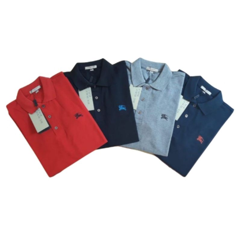 SALE  Kaos Polo / Polo Shirt Burberry Premium / Kaos Polo Premium / PROMO  KAOS BURBERRY'S POLO PRIA