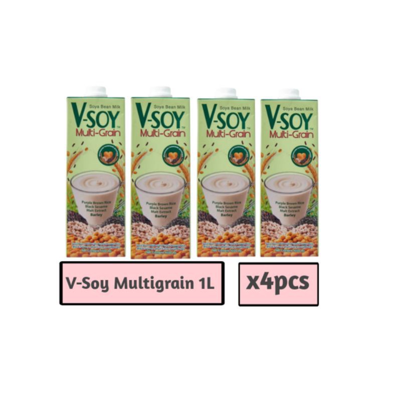 

V-SOY Soya Bean Milk Multi-Grain 1L