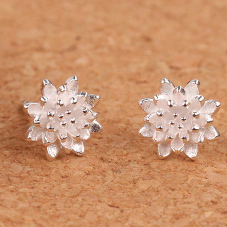 50 buah desain perak Italia 925 anting-anting wanita asli Korea fashion perhiasan anting[tidak mudah luntur] [tidak alergi]-32