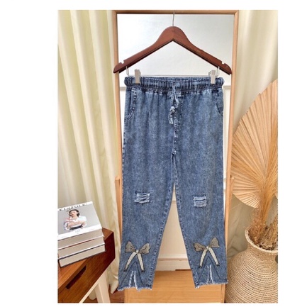 Pita Baggy jeans JUMBO real produk, Baggy jeans jumbo Rekomendasi Influencer Tiktok Diemoon