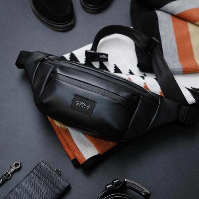 YOOTA TAS PINGGANG/WAISTBAG PRIA KULIT | CULTURE BASIC