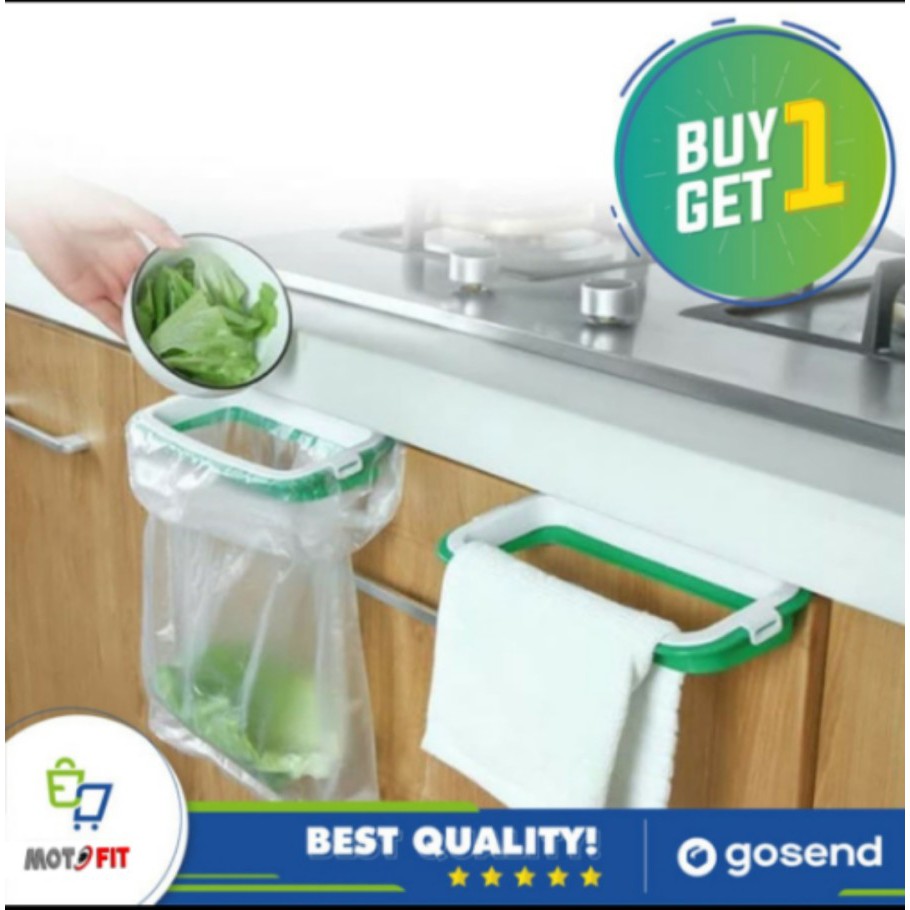 paket 2 PCS HANGER Gantungan Plastik Sampah Dapur 3 IN 1 BUY 1 GET 1