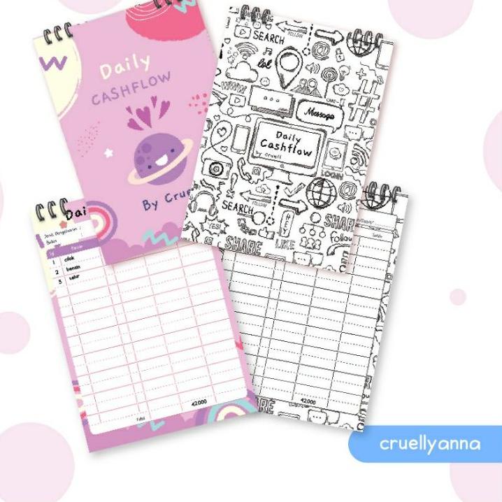 

SHOPEE 10.10 [cruell] Catatan Pengeluaran Harian/Cash Flow isi 50 lembar 80 Gsm ukuran A6 edisi 1 [KODE 44]