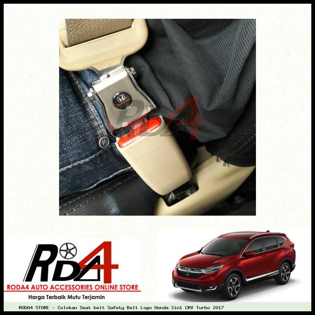 Colokan Seat belt Safety Belt Logo Honda 2in1 CRV Turbo 2017