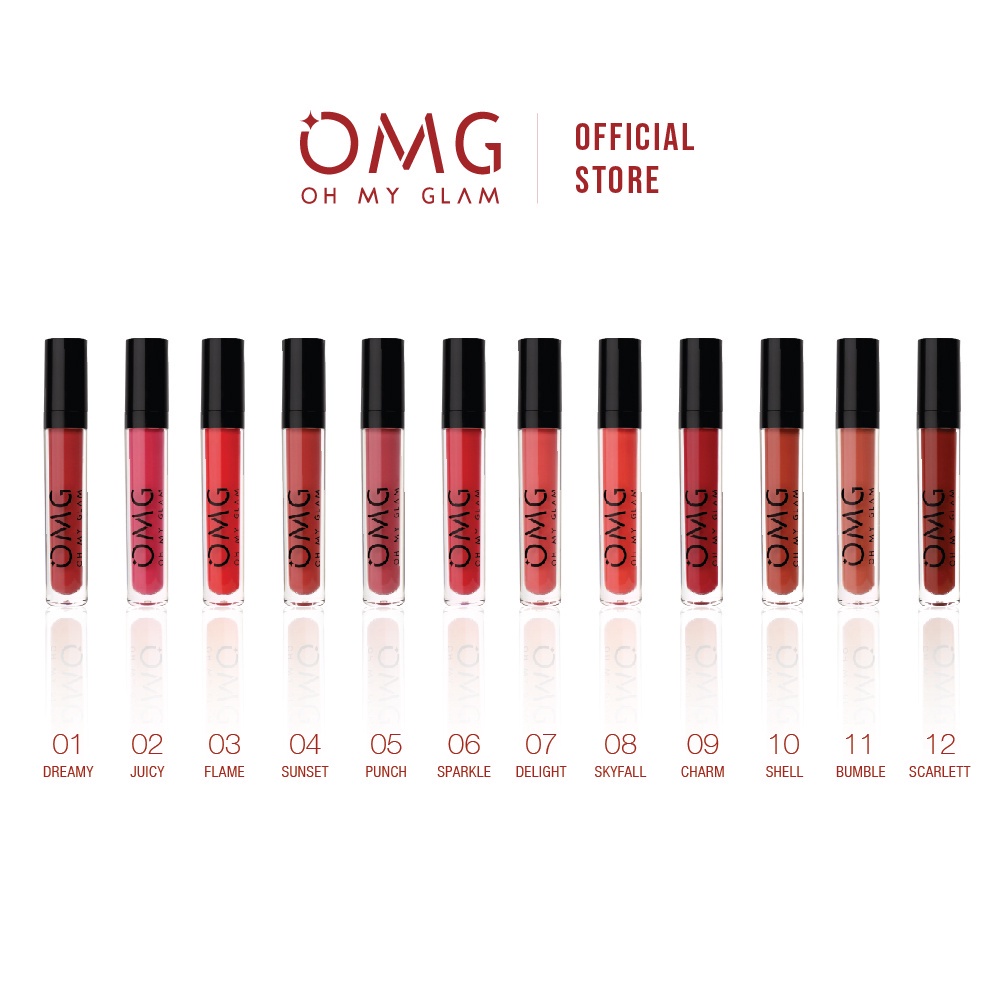 ⭐ Beauty Expert ⭐ OMG Oh My Glam Matte Kiss Lip Cream 3.5g - OMG Lipcream lipstick lipstik