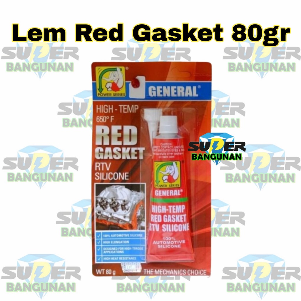 

Lem Gasket / Lem Mesin Red RTV Silikon