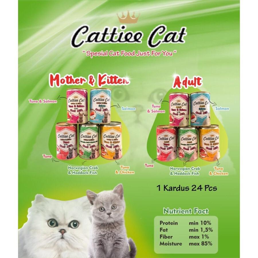 PH.Medan Cattie Cat Kaleng 405gr Mother&amp;Kitten/Adult with Goatmilk