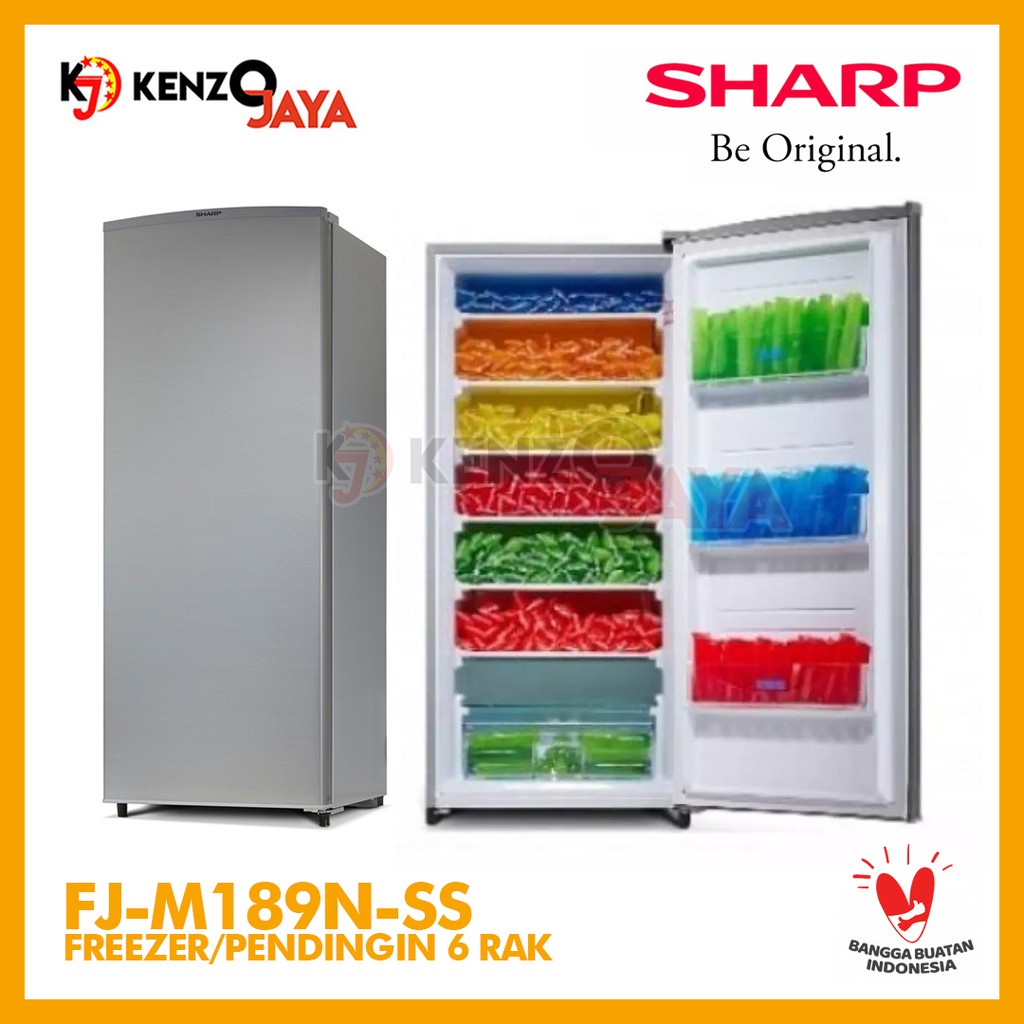 Freezer SHARP 6 Rak FJ-M189N-SS