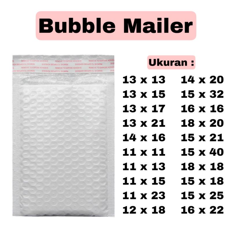 

(2) BUBBLE MAILER PLASTIK PACKING BUBBLEMAILER BUBEL MURAH PLASTIC PAKING PEKING PACKAGING LEM INSTAN