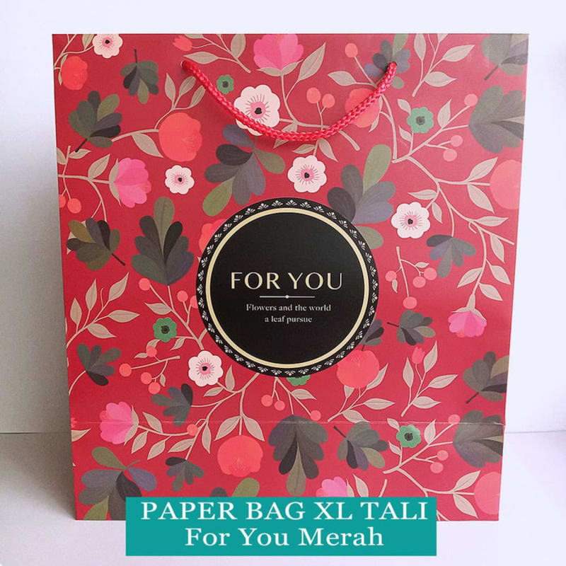 Paper Bag Tali Motif / Tas Kertas Kado / Tas Ultah - XL GARDEN
