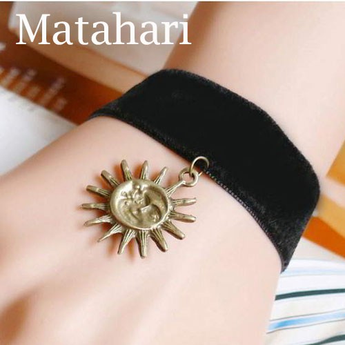 Gelang motif bintang Korea Choker Bracelet star wide bracelet (3D2) jge059