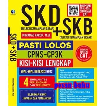 

PROMO TERMURAH Buku SKD Seleksi Kemampuan Dasar SKB Seleksi Kemampuan Bidang KPL277