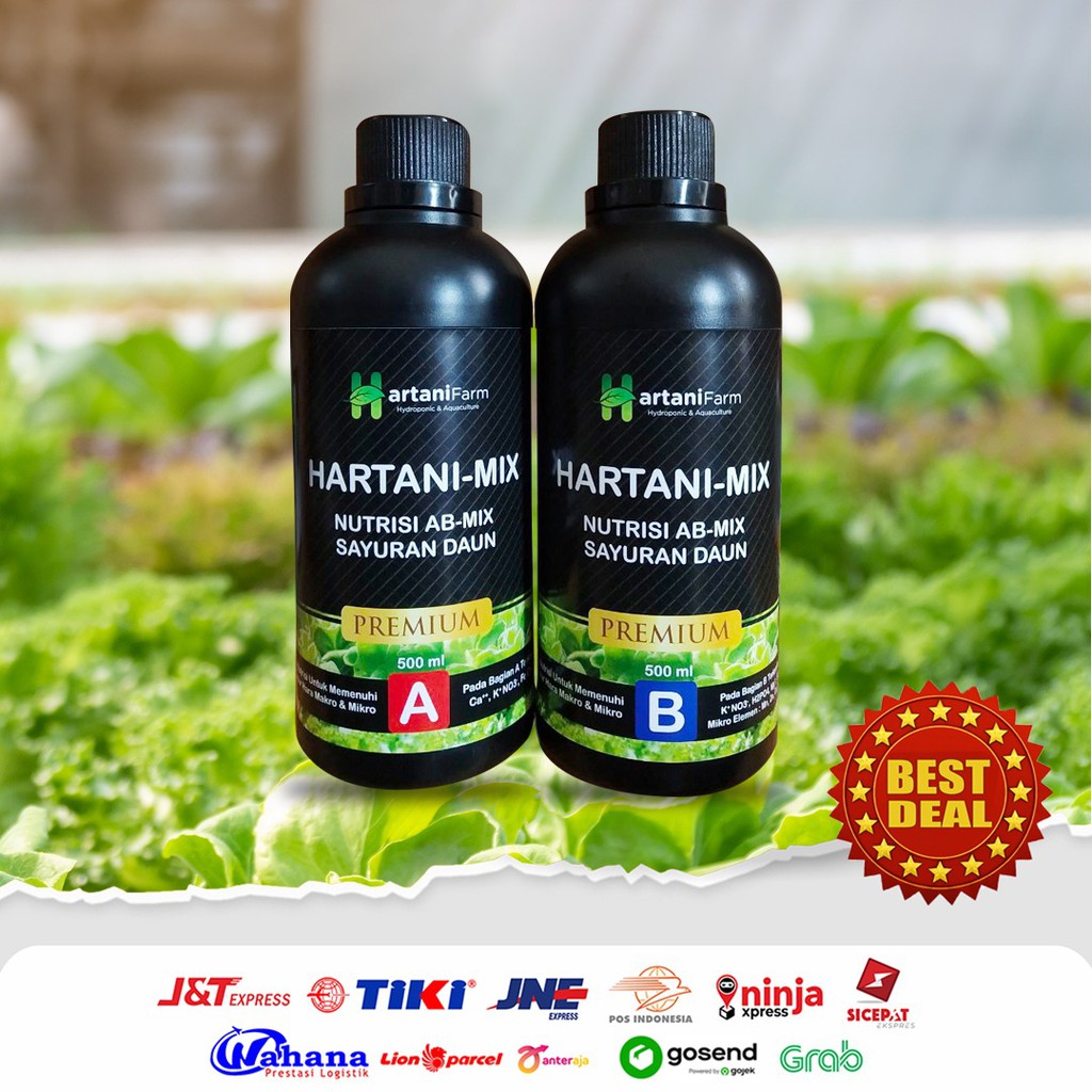 AB Mix Cair Sayuran Daun PREMIUM 500 ml Hartani Mix