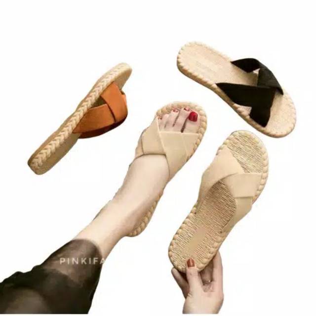 Suede Sandal Etnick Silang