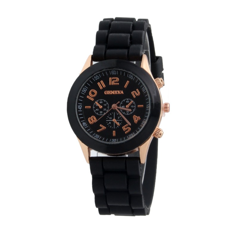 [ SALE ] Geneva Fashion Strap Rubber Jam Tangan Wanita dan Pria ( Group ) - KRT