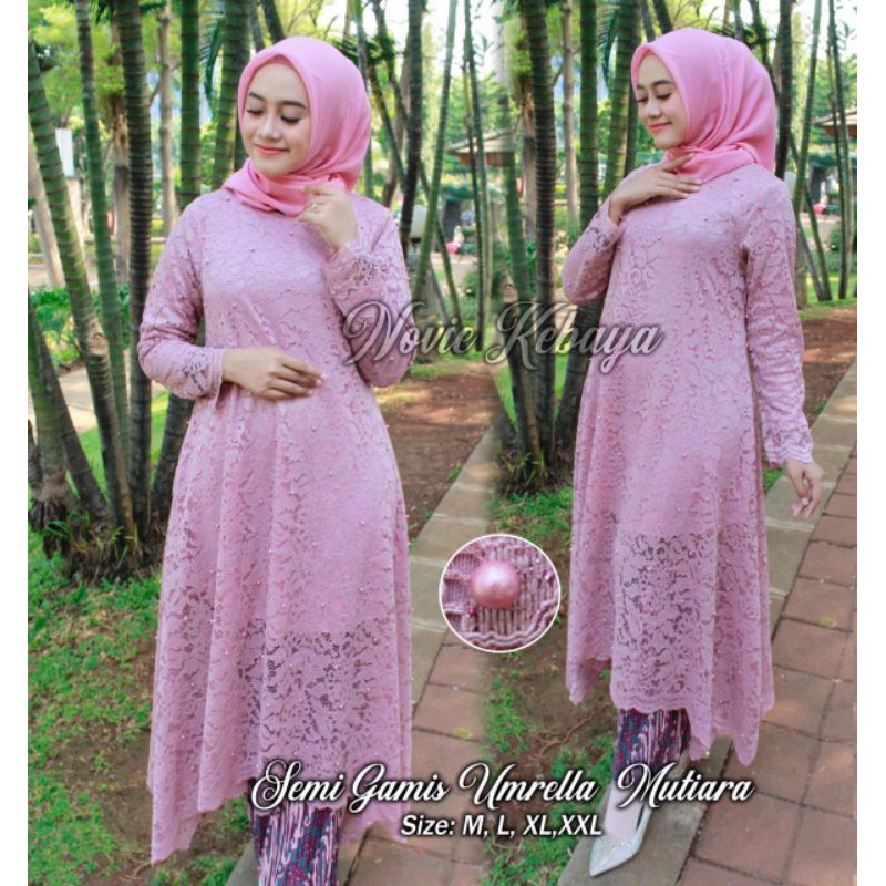 {MURAH MERIAH}semi gamis umrella brukat/kebaya pesta