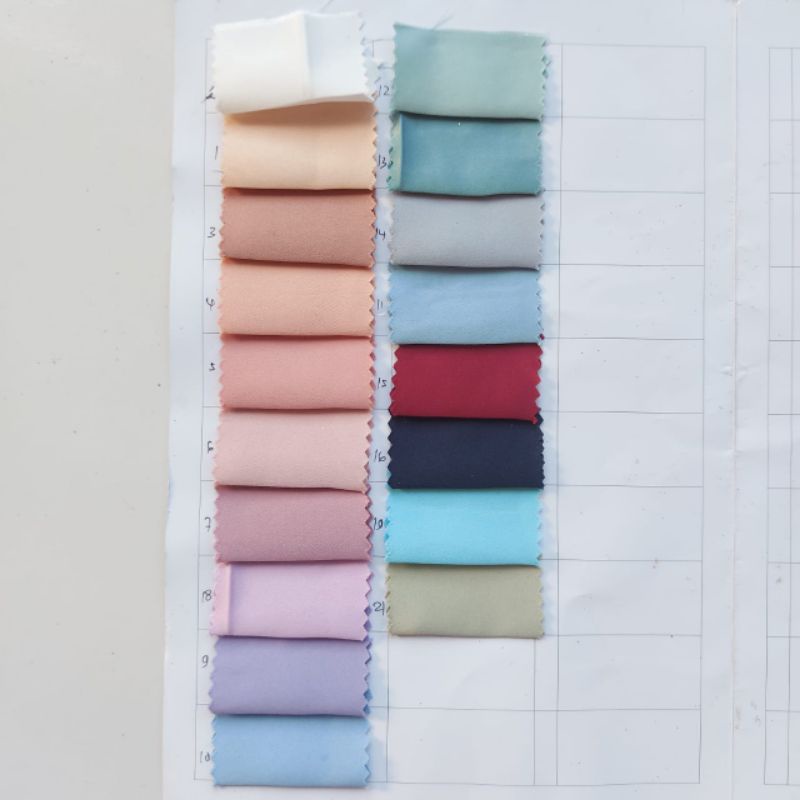 100cm Maxmara Silk Pure Kualitas Premium Satin Velvet Maxmara Kain Polos Meteran