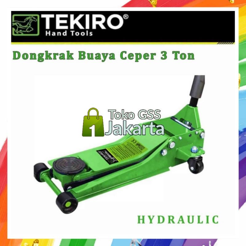 Dongkrak Buaya Ceper 3 Ton Dongkrak Mobil Hidrolik Tekiro