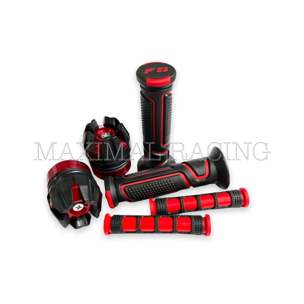 Paket variasi motor 3in1 Handgrip BAD Robot Jalu As Naga Karet Handle bisa untuk semua jenis motor