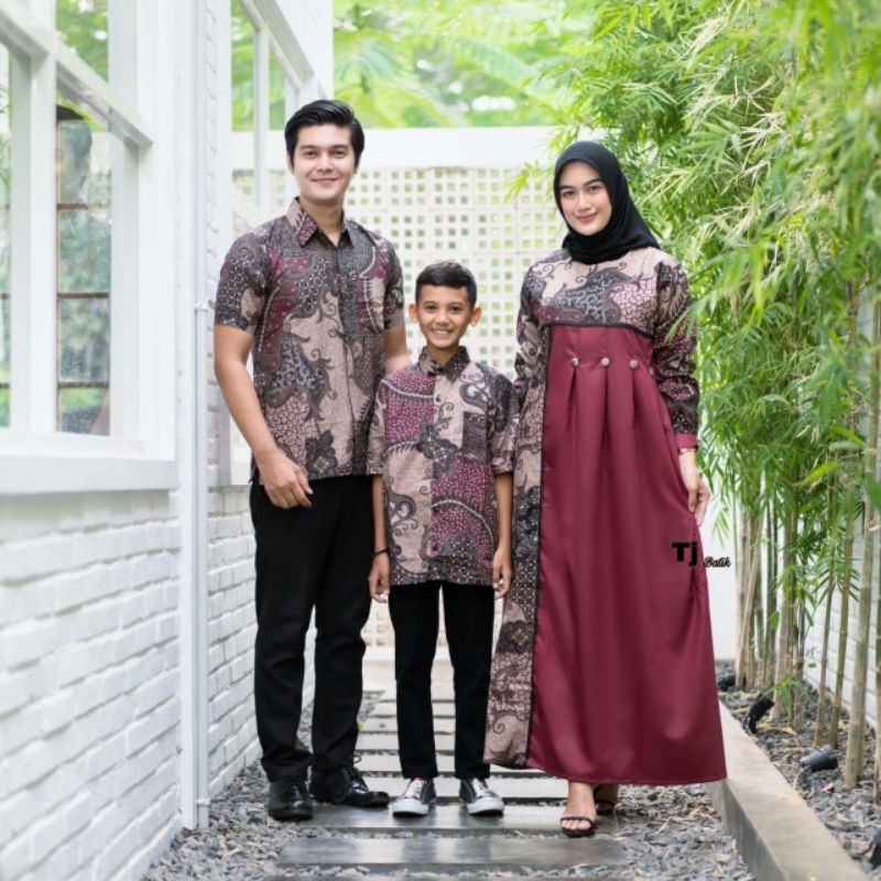 Batik Couple Family Batik Sarimbit Keluarga Batik Couple Ayah &amp; anak cowok