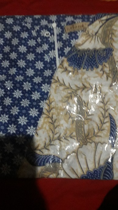 Tey-17 Batik Wanita Asj Sa Hrb026 Kenongo Kemeja Tosca Pendek