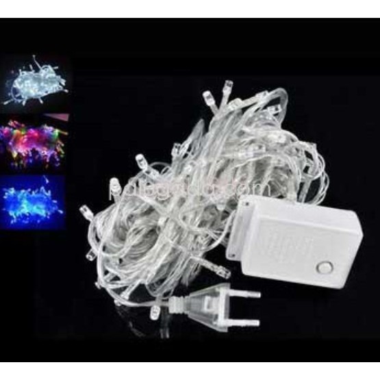 LAMPU TUMBLR LED 10 MTR PACKING KOTAK DEKORASI NATAL HIAS IMPORT MURAH COD Azgalery LT-1050K LT-0842P