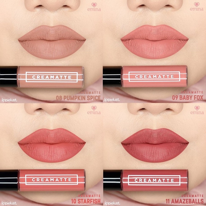 EMINA CREAMMATTE SERIES TERDAPAT 17VARIAN WARNA