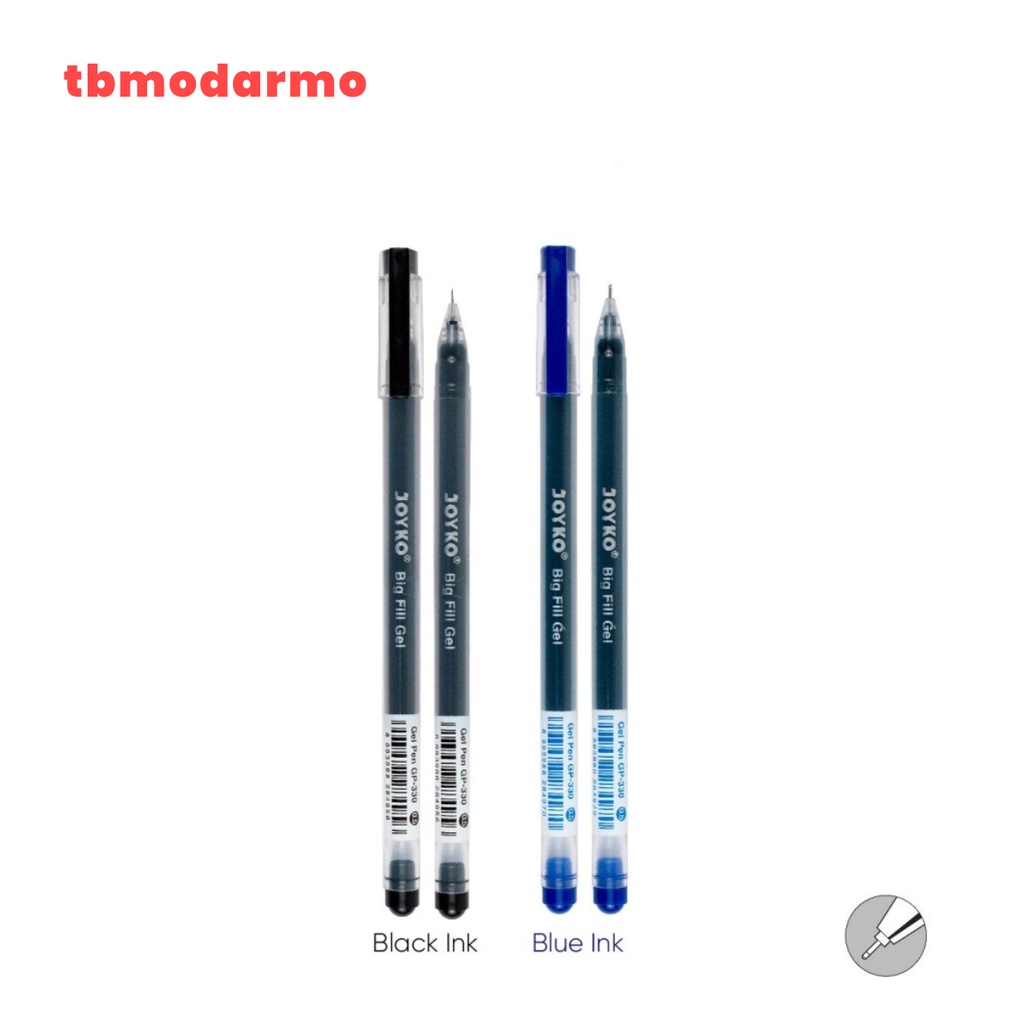 

TBMO (PACK) BALLPEN GEL JOYKO GP-330 BIG FILL 0.5MM HITAM - (1728) AM